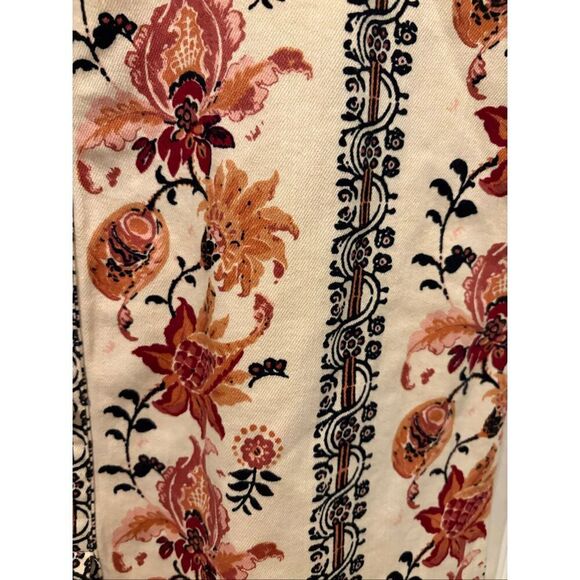 Spartina Catrina Denim Dress in floral Linden Thistle Stripe Women’s Size XS - Picture 9 of 11